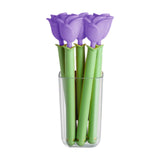 Maxbell 5Pcs Bag Clips for Bread Bags, Snack Bags and Food Bags Food Storage Package Purple Rose