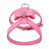 Maxbell Maxbell Bowknot Adjustable Chest Strap Belt Harness Dog Vest Harness M Pink