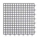 Maxbell Bath Mat Splicing Bathtub Mat Versatile Non Slip Waterproof Pool Mat Cushion Gray