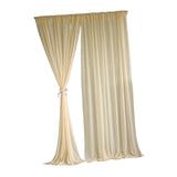 Maxbell Backdrop Curtains Background Backdrop Drapes for Party Celebration Reception Champagne