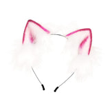 Maxbell Funny Animal Ears Headband Cosplay Photo Props Headwear Party for Halloween Pink