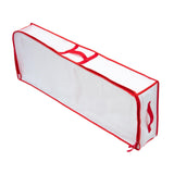Maxbell Gift Wrap Organizer Bag Wrapping Paper Storage Container for Christmas Gifts White