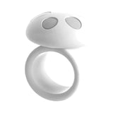 Maxbell Mushroom Shape Door Handle Stopper Lovely Doorknob Protector for Home Office White