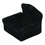 Sofa Shaped Ring Display Stand Rack for Countertop Tabletop Photography Prop Black