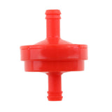 Maxbell 3x6mm 1/4" Petrol Inline Fuel Filter Universal for Motorcycle Car Red