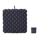 Inflatable Seat Cushion Camping Air Sitting Pad for Airplane Fishing Outdoor Dark Gray