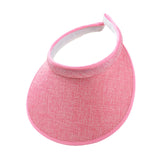 Maxbell Sun Visor Hat Comfortable Lightweight Clip on Visor for Tennis Beach Cycling Pink