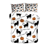 Maxbell 3Piece Halloween Theme Bedding Linen 1 Duvet Cover+2 Pillowcases B_68x86inch