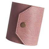 Maxbell Cash Wrap Wallet with Clasp Pouch Organizer for Holiday Business Travel Purple