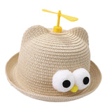 Maxbell Child Sun Hat Breathable Lightweight Cute Sunhat Kid Beach Hat Fisherman Cap Beige