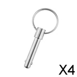 Maxbell 4x316 Stainless Steel Boat Top Deck Hinge Quick Release Pin 8 x 52mm