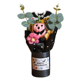 Maxbell Halloween Pumpkin Head Bouquet Creative Decorative for Home Decor Table Kids pink