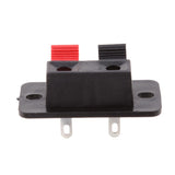 Maxbell 3xPush Release Connector Plate Stereo Speaker Terminal 2 Position 1 Row