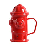 Maxbell Novelty Ceramic Mug Home Decoration with Handle Coffee Cup for Fireman Gifts Red