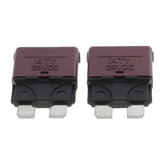 Maxbell 3x2 Piece Automatic 28V Marine Resettable Fuse Auto Circuit Breaker Blade 10A