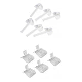 Maxbell 6x Plastic Beekeeping Honey Entrance Feeder + 5 Queen Cage Clip Bee Catcher Tool