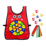 Maxbell Dodgeball Game for Kids for Children Party with 5 Colorful Ribbons Toss Game Red