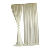 Maxbell Backdrop Curtains Background Backdrop Drapes for Party Celebration Reception Beige