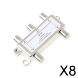 Maxbell 8x4 Way Splitter Satellite Antenna TV 5-2400MHz Coax Cable HDTV Satellite