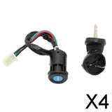 Maxbell 4x4 Wire Ignition Key Switch 50cc 110cc 125cc 250cc PIT Quad Dirt Bike ATV