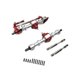Maxbell RC Front Rear Axle Upgrade Part RC Car Part for LC79 1/12 Scale RC Hobby Car argent