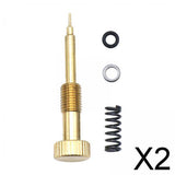 Maxbell 2xAir Fuel Mixture Screw Spare Parts Carb Kit for Keihin Cvk34/36/40 CV40 42mm