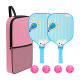 Maxbell Pickleball Paddle for Kids Includes 2 Rackets 4 Balls for Indoor Outdoor Use Style C