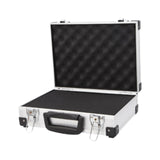 Maxbell Aluminum Alloy Toolbox Sturdy Portable Tool Case for Men Outdoor Camera Gear with Sponge