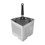 Maxbell Pasta Pot Strainer Basket Insert for Smaller Portions Perforated Deep Pocket