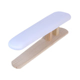 Maxbell Mini Ironing Board Compact with Wood Base for Craft Rooms Household Handling White 57cmx13cmx16cm