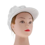 Maxbell 10 Piece Adjustable Elastic Cook Chef Cap Unisex White Dustproof Cooking Hat