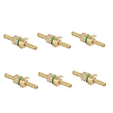 Maxbell 6 Pieces Hose Barb Fittings 8.5mm 2 Way Straight Air Hose Fittings for Water