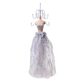 Maxbell Resin Lady Mannequin Jewelry Bracelet Earring Display Stand Rack Silver #5 - Aladdin Shoppers