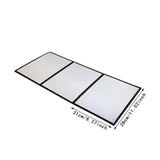 Maxbell 3 Way Magician Mirror Men Women Practice Novelty Unique Shows Tool Toy Props Fold 21cmx28cmx0.9cm