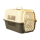 Maxbell Pet Travel Carrier Transport Box Carrying Cat Kennel for Cats Rabbits Kitten Gray