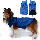 Maxbell Maxbell Waterproof Pet Dog Waistcoat Jacket Fleece Lined Raincoat Clothes XL Blue
