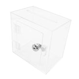 Maxbell Clear Ballot Box Suggestion Box Bar Raffle Box Business Acrylic Donation Box