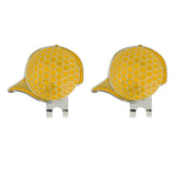 Maxbell Fashion Cap Stainless Steel Golf Hat Clip Magnetic with Ball Marker Yellow - Aladdin Shoppers