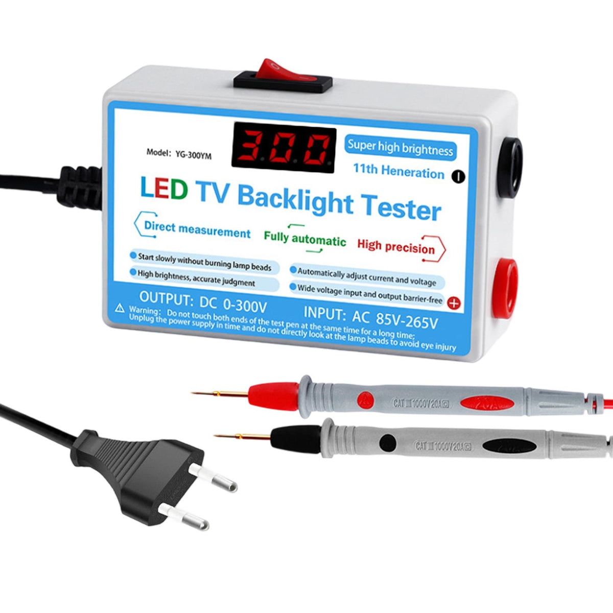 Maxbell LED TV Backlight Tester Convenient Lightweight Portable Sturdy for LED Light