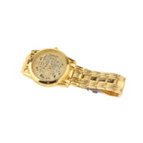 Maxbell Male Wrist Watch Business Gift Bracelet Watch for Father Friends Grandfather gold