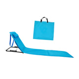 Maxbell Portable Beach Mat Supplies Folding Lounge Chair for Festival Travel Holiday