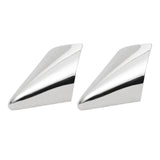 Maxbell 2x2 Pieces Shoes Pointed Protector Steel for Boots High Heels Shoes Protection Silver