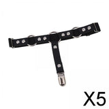 Maxbell 5xElastic Punk Gothic Garter Leg Chain Punk Garter Belt for Halloween Festival