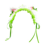 Maxbell Cat Ears Lolita Headband Cute for Party Supplies Stage Performances Carnival green