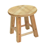 Maxbell Wood Stool Decorative Furniture Wooden Foot Stool for Apartment Doorway Home height 25cm Style A
