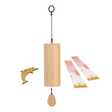 Maxbell Bamboo Wind Chimes Simple Chords Wind Chimes for Sound Outdoor Garden