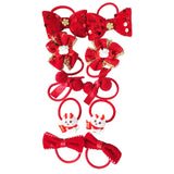 Maxbell 10Pcs Cartoon Girls Hair Ties Cute Soft Rubber Bands for Kids Girls Children Style A