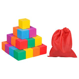 Maxbell Counting Sorting Cube Blocks Math Toy Stacking Toy for Homeschooling Daycare 2cm 30pcs