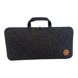 Maxbell Mechanical Keyboard Case Handbag Keyboard Storage Bag for Travel Office Home Black