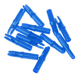 Maxbell 12 Pieces Plastic Archery Arrow Nocks for Arrows ID 6.2mm Blue - Aladdin Shoppers